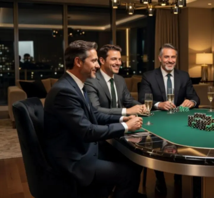 Ekskluzywny prywatny wieczór pokerowy przygotowany przez NAXSOL ENTERPRISES LTD